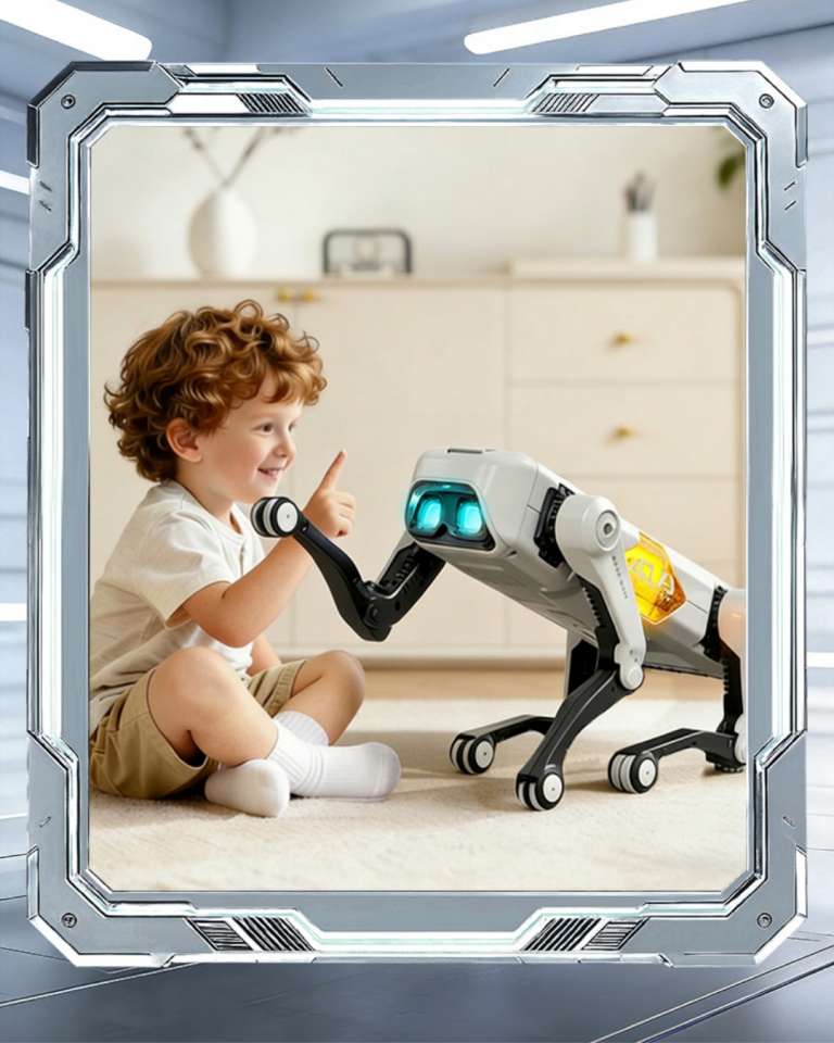 Uzaktan Kumandalı Şarjlı Yapay Zekalı Robot Köpek | Sesle Kontrol | Şarkı Söyleme | Dans Etme | Uzaktan Kontrol Robot Köpek