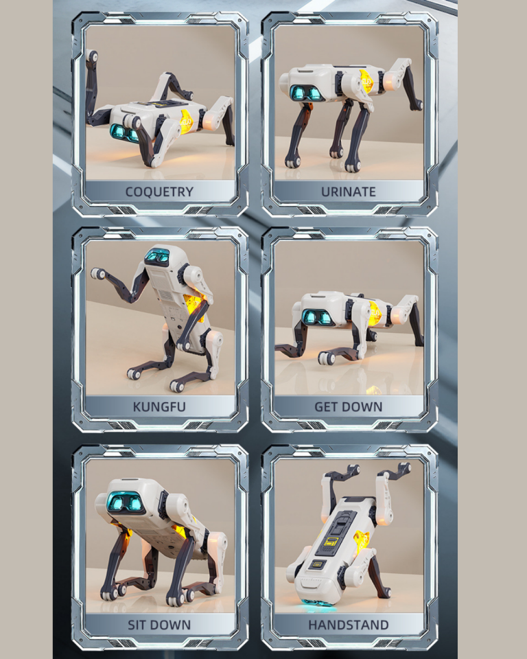 Uzaktan Kumandalı Şarjlı Yapay Zekalı Robot Köpek | Sesle Kontrol | Şarkı Söyleme | Dans Etme | Uzaktan Kontrol Robot Köpek