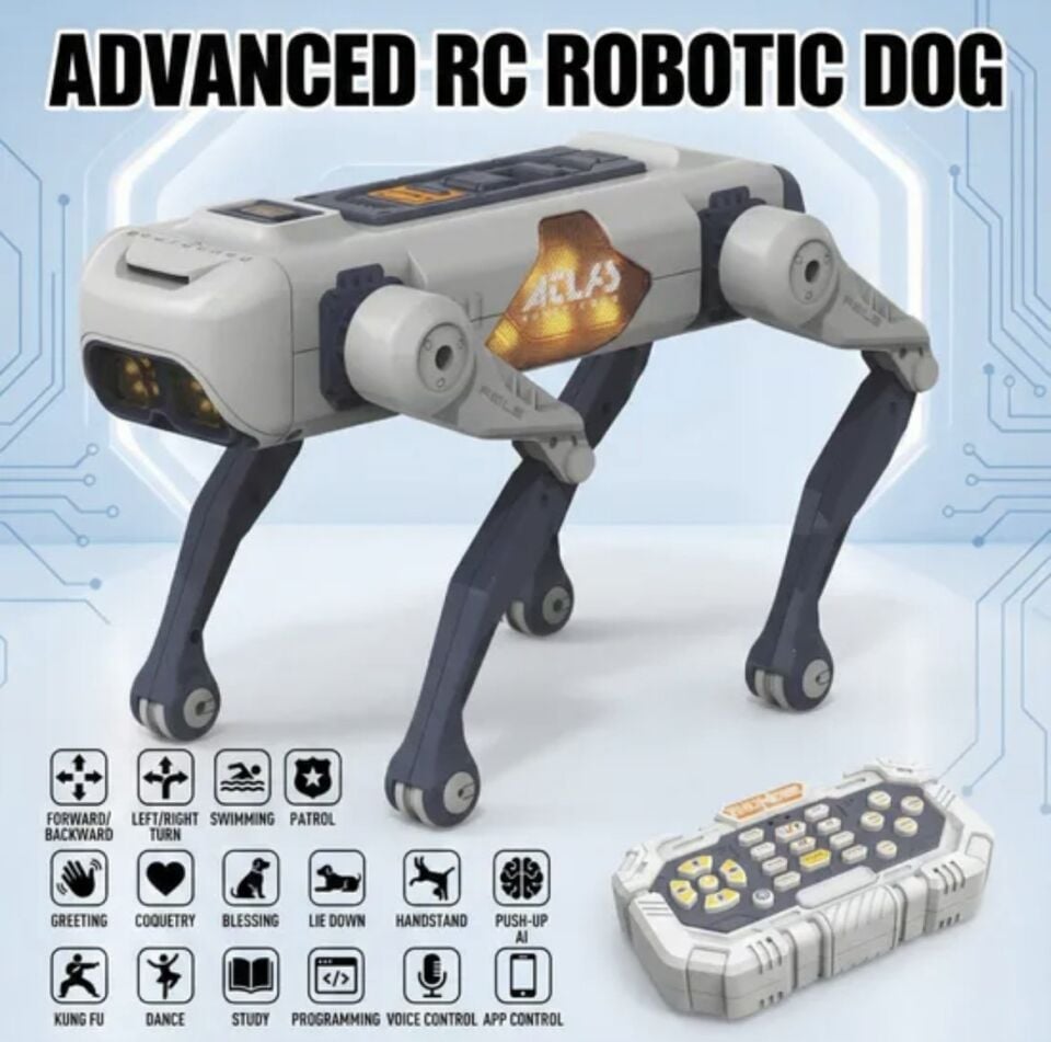 Uzaktan Kumandalı Şarjlı Robot Köpek | Sesle Kontrol | Şarkı Söyleme | Dans Etme | Uzaktan Kontrol Robot Köpek