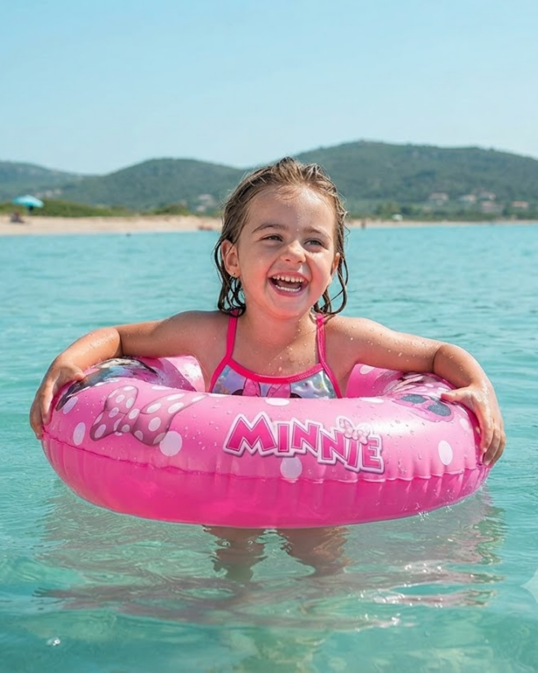 Minnie Simit Pembe Renkli 56 Cm 3-6 Yaş Arası