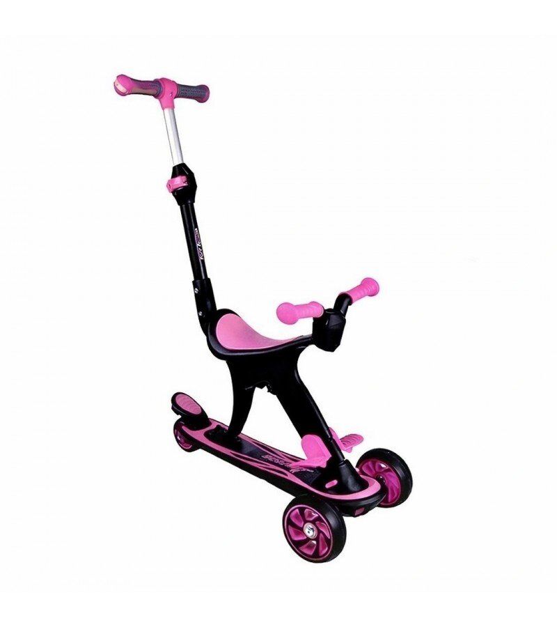 3+ Yaş Scooter 3 in 1 Yönlendirmeli Pembe