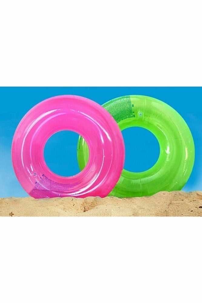 Şeffaf Jumbo Simit 76 Cm 3 Asorti Pembe