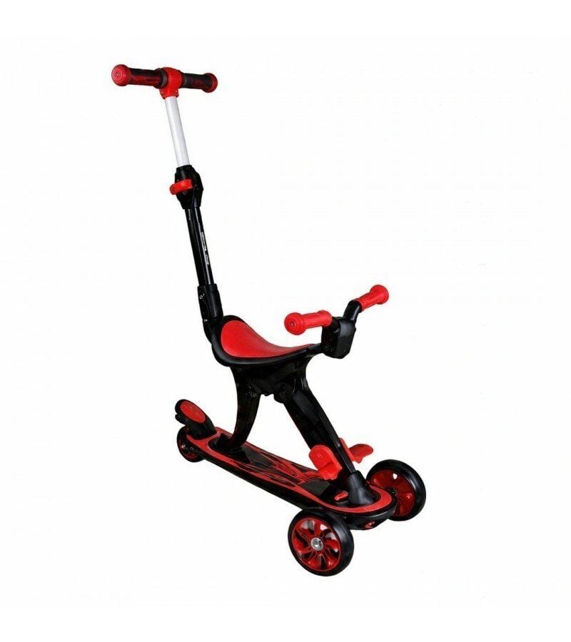 3+ Yaş Scooter 3 in 1 Yönlendirmeli Kırmızı