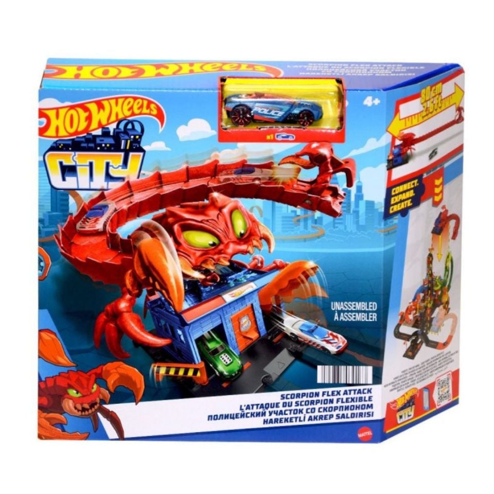 Hot Wheels Düşman Yaratıklar Oyun Seti - Mavi Su Dünyası