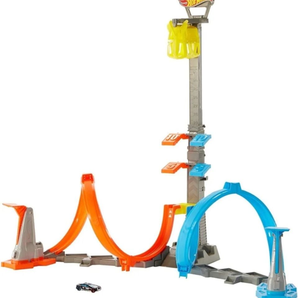 Hot Wheels Dikey Uçuş Heyecan Yarış Seti - Mavi Su Dünyası