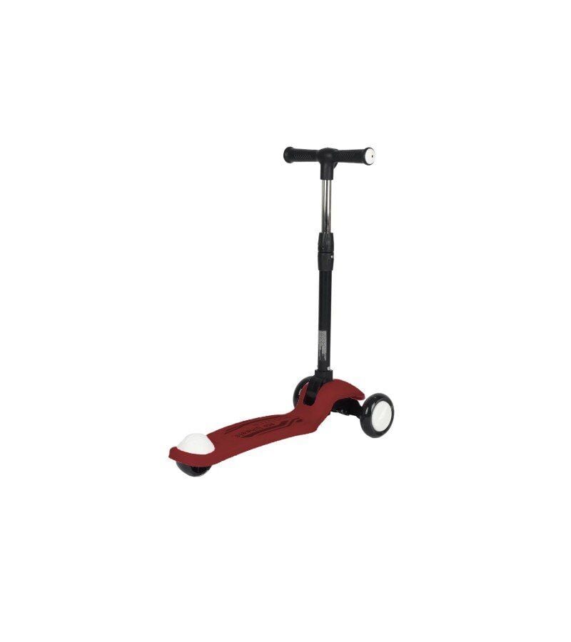 3+ Yaş Pro Scooter Bordo Işıklı 50 Kg Taşıma Kapasiteli