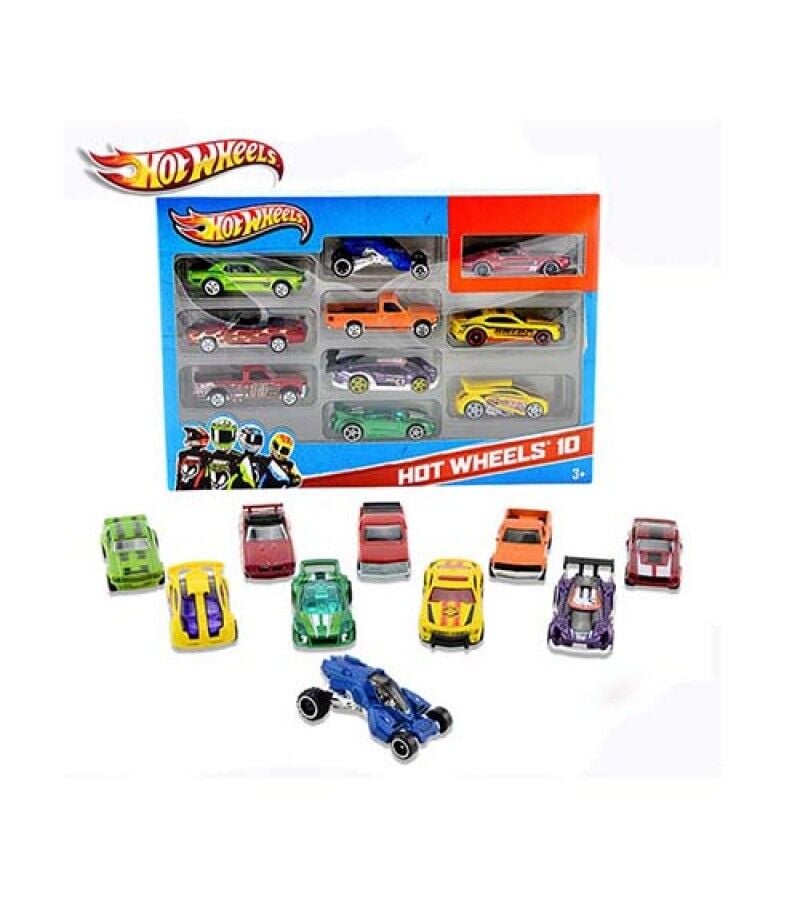 Hot Wheels 10' Lu Araba Seti - Mavi Su Dünyası