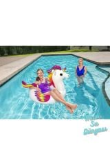 Pegasus Unicorn Başlı Simit 119 Cm - Mavi Su Dünyası