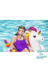 Pegasus Unicorn Başlı Simit 119 Cm - Mavi Su Dünyası