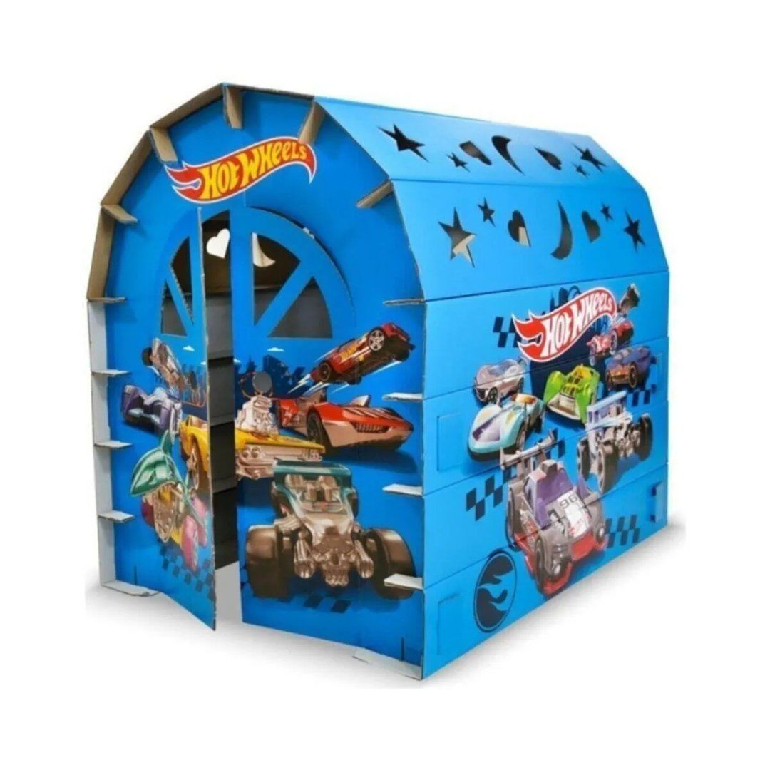 Hot Wheels Karton Oyun Evi - Mavi Su Dünyası