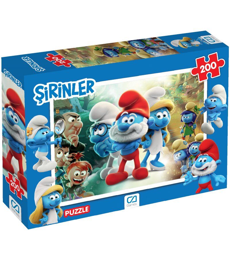 Şirinler Puzzle 200 Parça