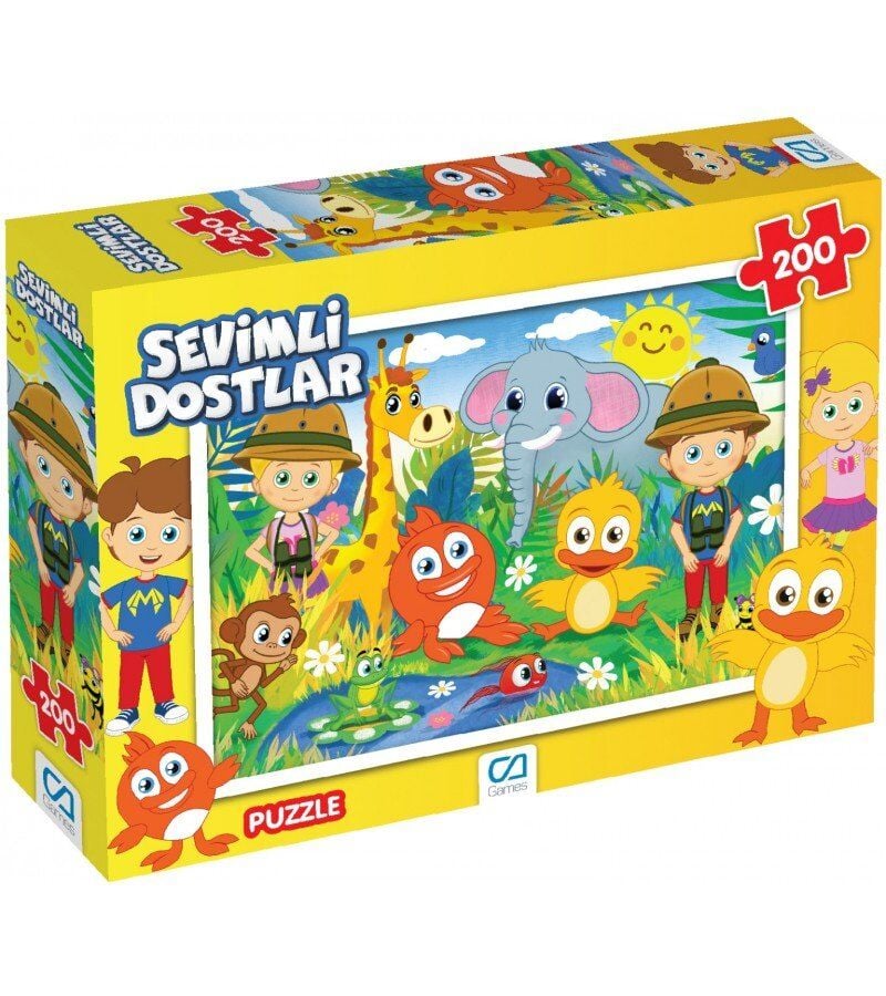 Sevimli Dostlar Puzzle 200 Parça