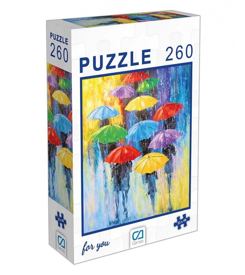 Şemsiyeler Puzzle 260 Parça