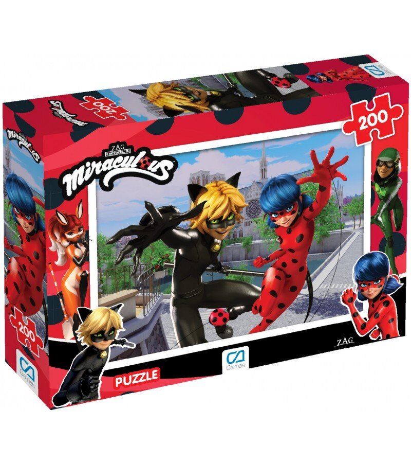 Miraculous Puzzle 200 Parça