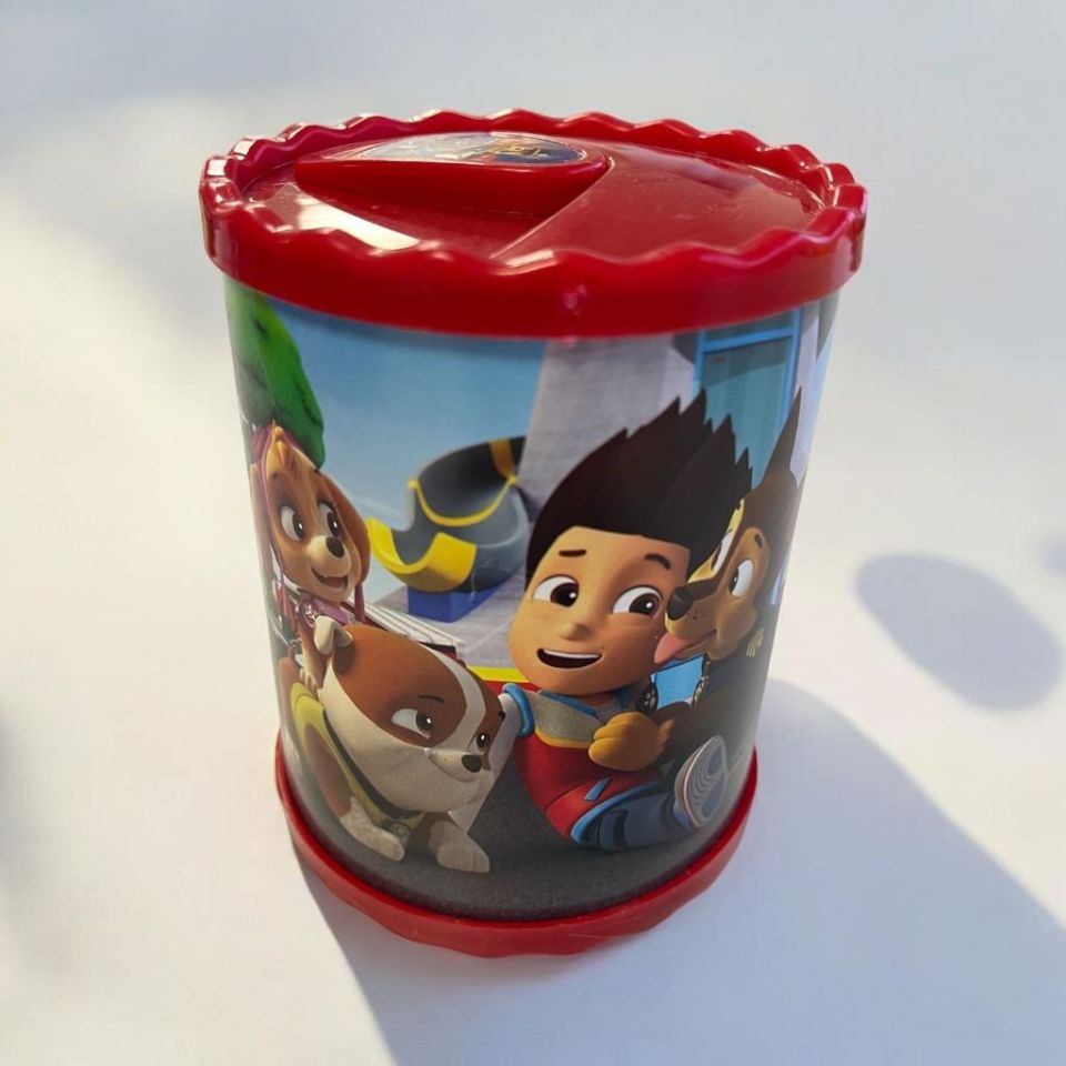 Paw Patrol Desenli Kumbara Kırmızı