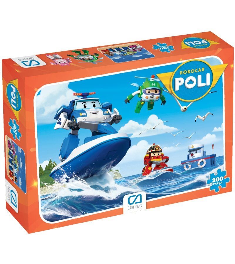 Robocar Poli Puzzle 200 Parça