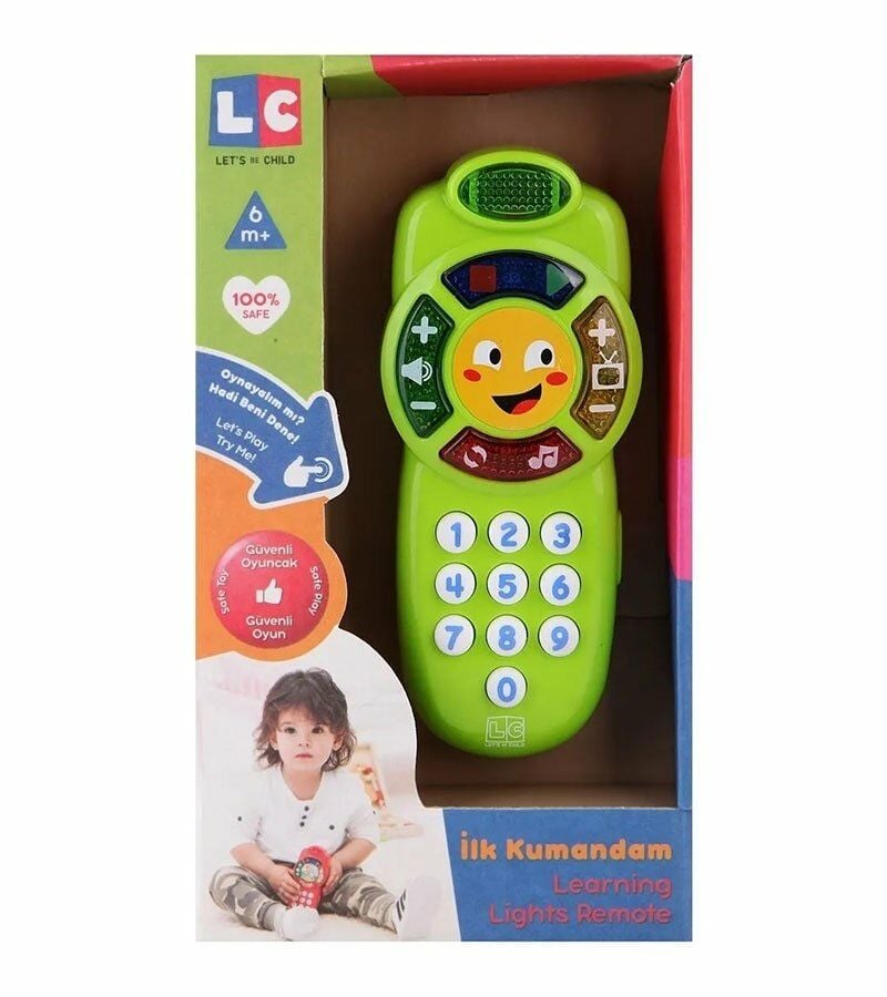 Işıklı ve Ses Çıkaran Müzikli Bebek İlk Kumandam - Mavi Su Dünyası Yeşil