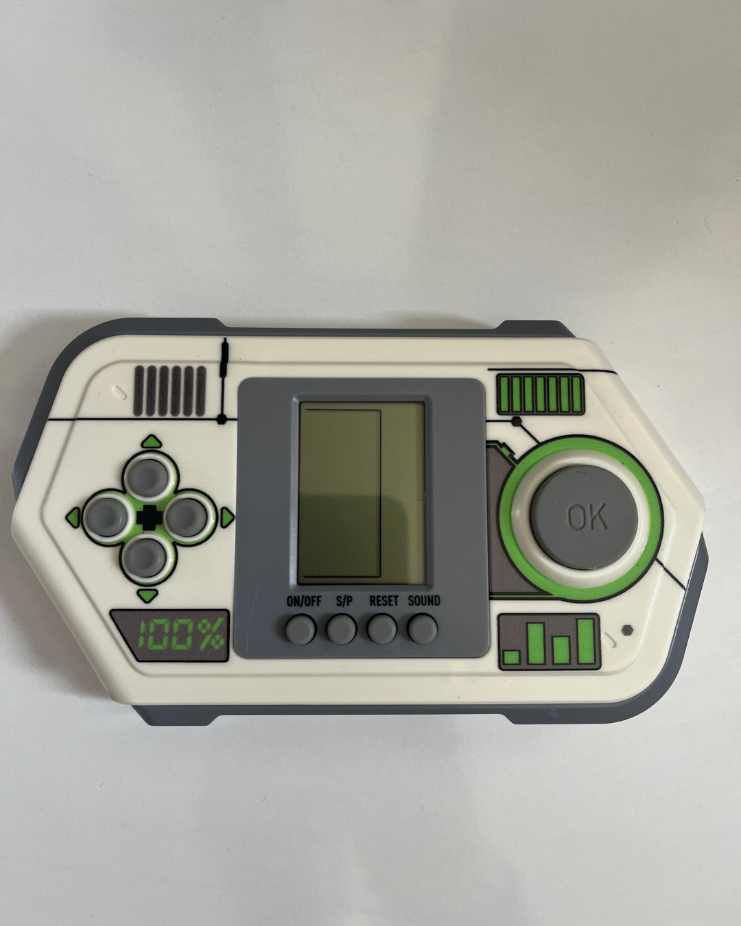 Büyük Tetris Beyaz-Yeşil Renkli 15x8 Cm