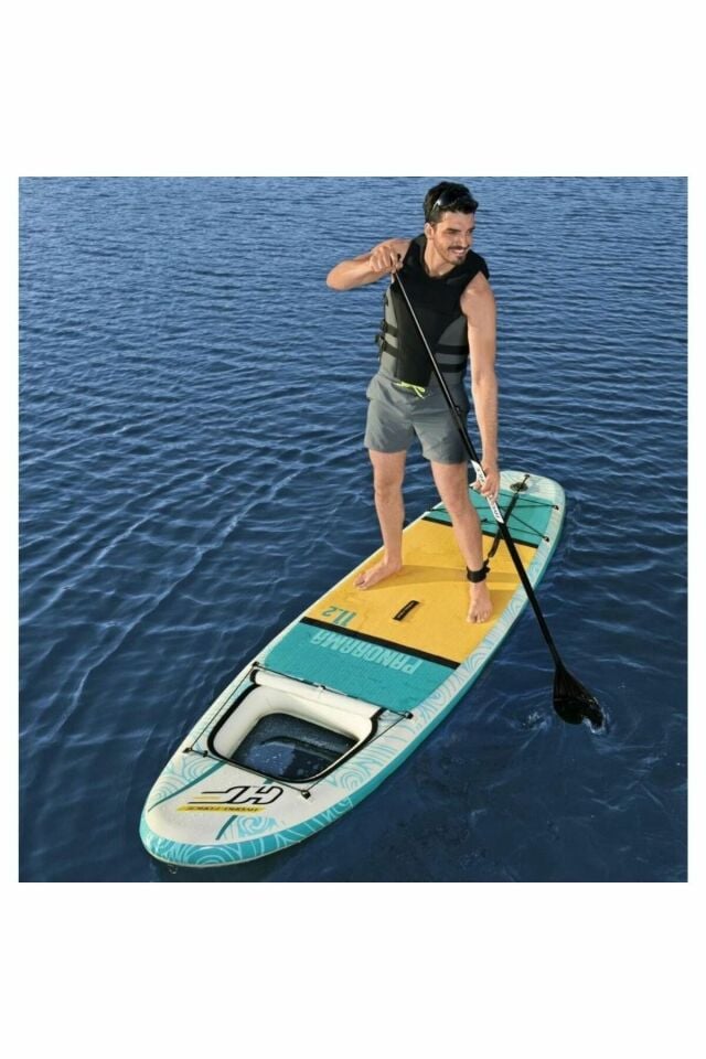 Paddle Board Hydro-Force Kürek+Pompa+Çanta - 340 x 89 Cm -