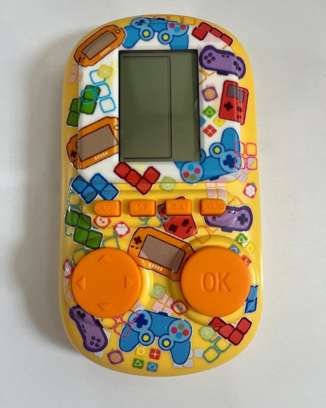 Büyük Tetris Sarı Ağırlıklı Ateri 13x8 Cm