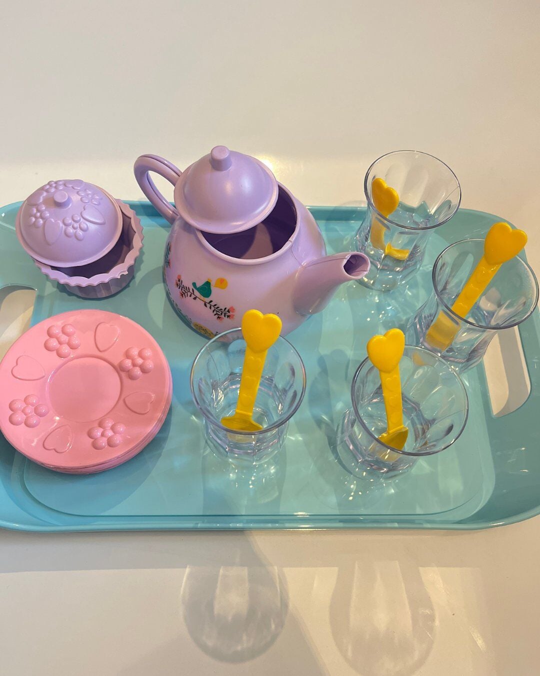 Kutuda İnce Belli Çay Vakti Oyuncak Çay Seti 16 Parça