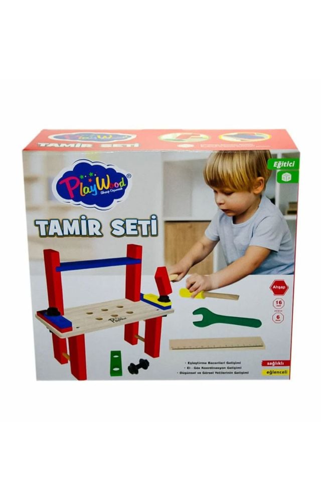 Kutuda Ahşap Tamir Seti | Mavi Su Dünyası