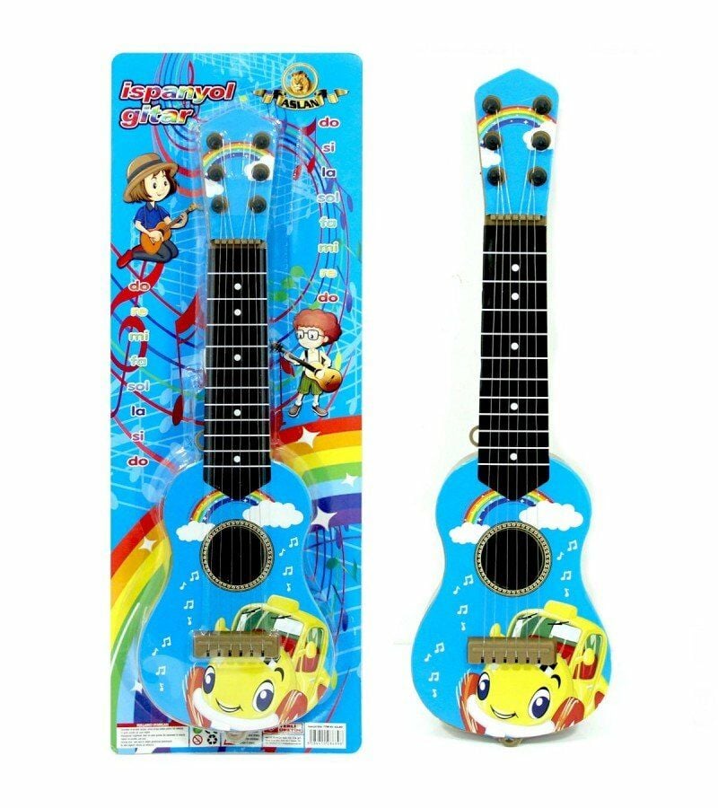 Mavi Renkli Çocuk Gitar- Mavi Su Dünyası