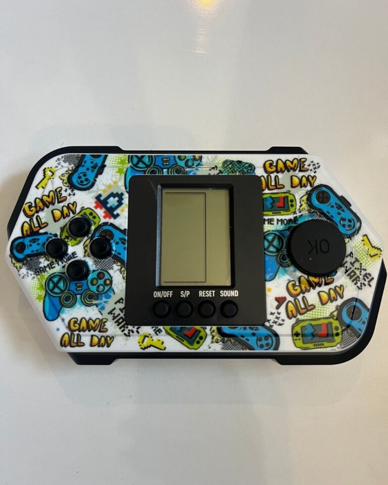 Büyük Tetris Beyaz Renkli 15x8 Cm