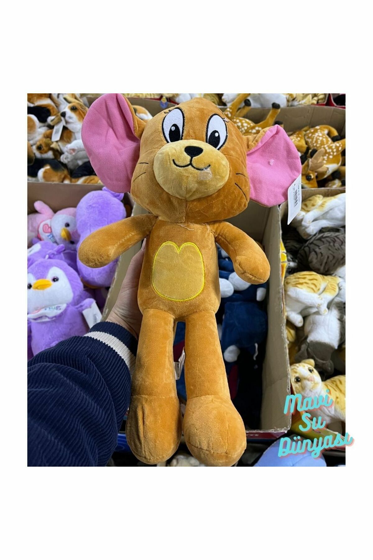 Peluş Tom and Jerry (Sadece Jerry Gönderilmektedir) - Mavi Su Dünyası