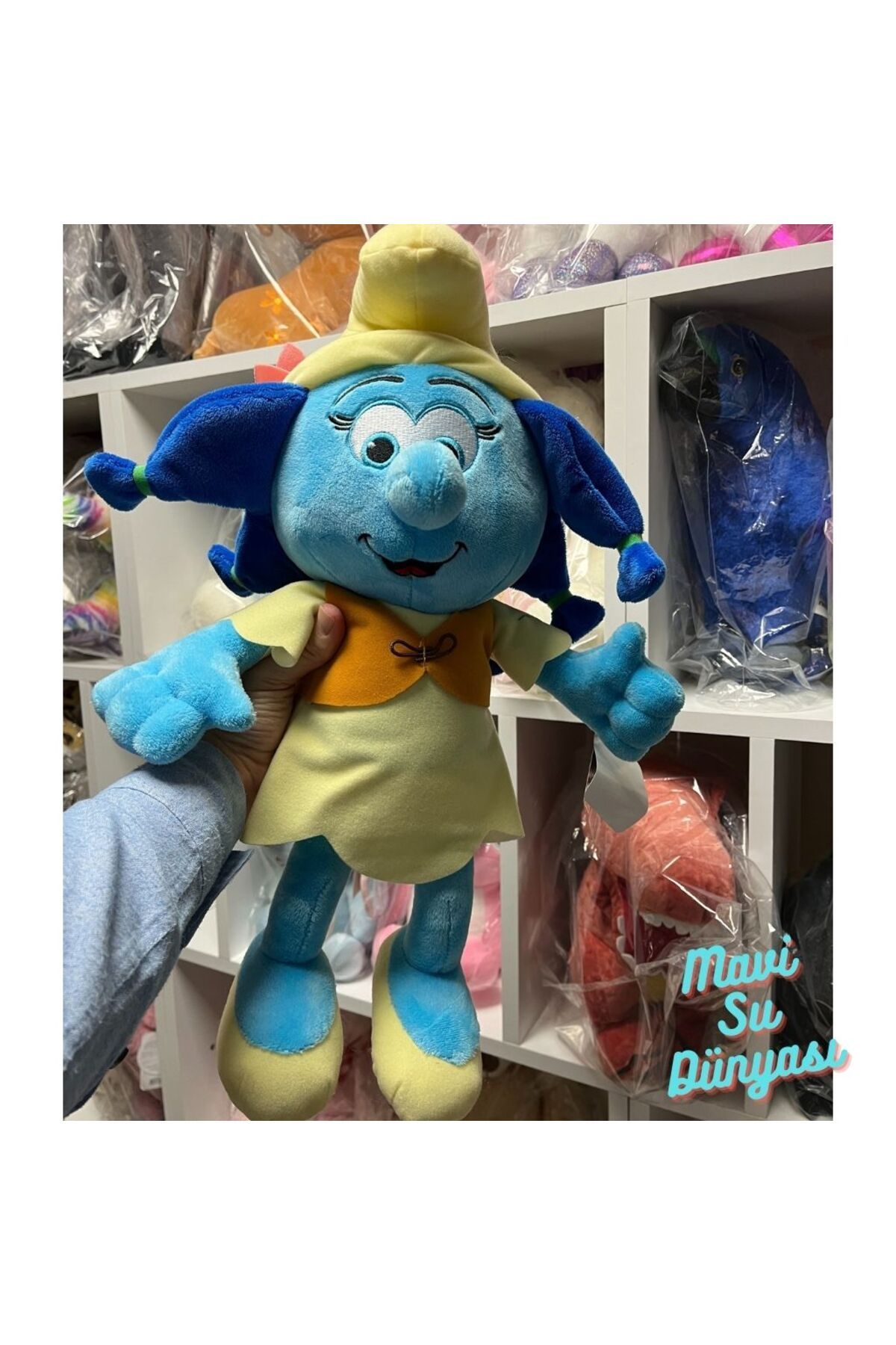 Peluş Şirinler Şirine - Mavi Su Dünyası