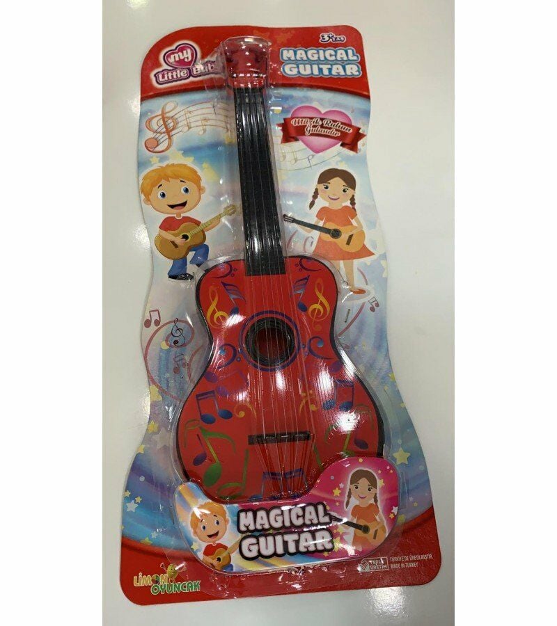 Klasik Gitar Küçük Boy - Mavi Su Dünyası Kırmızı