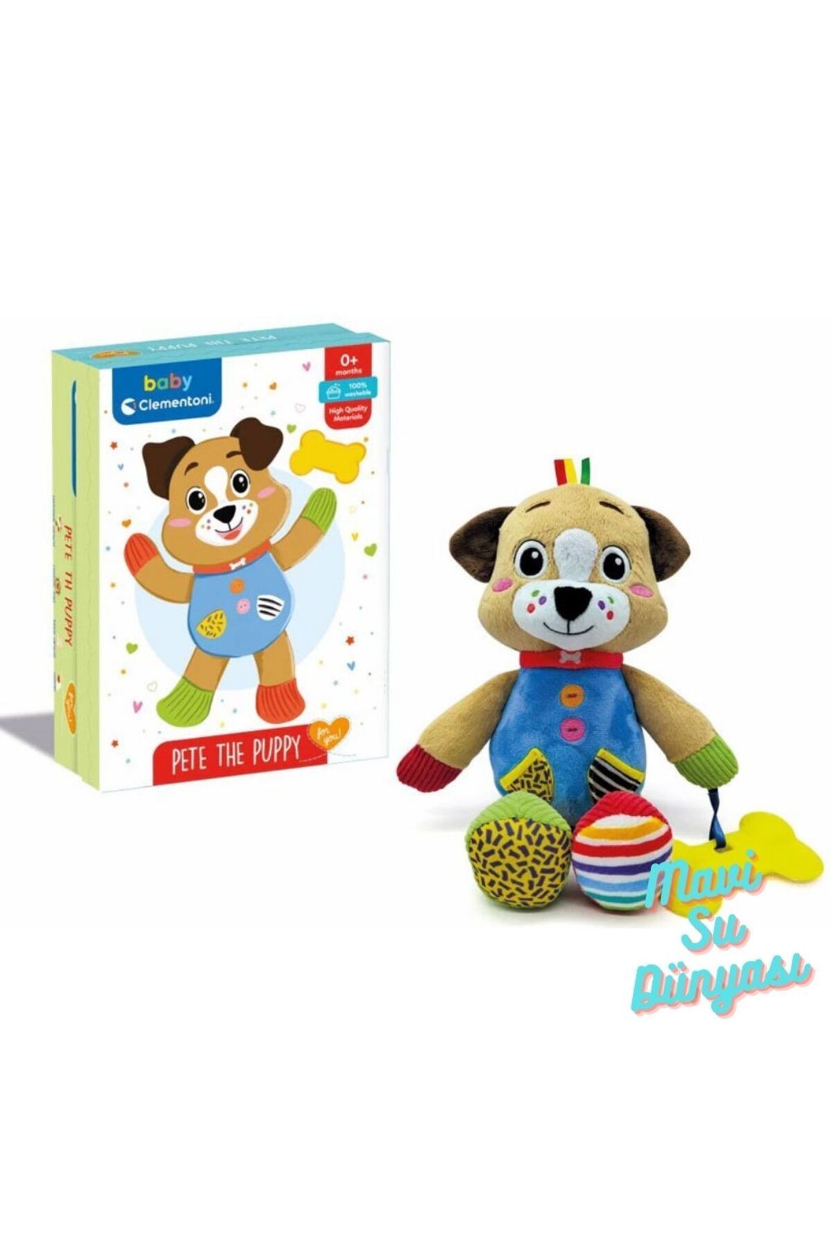 Peluş Yumuşacık Köpekçik - Mavi Su Dünyası