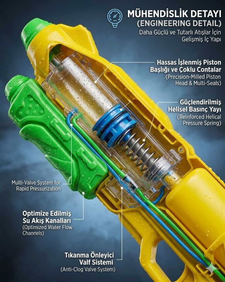 Büyük Pompalı Su Tabancası
