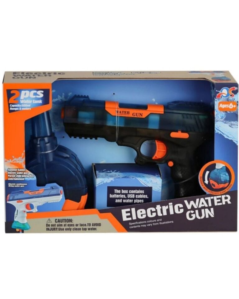 Pilli Şarjlı Elektronik Su Tabancası Lacivert