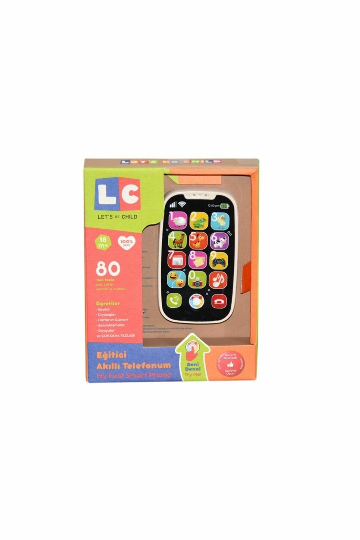 Bebek Eğitici Akıllı Pilli Telefon