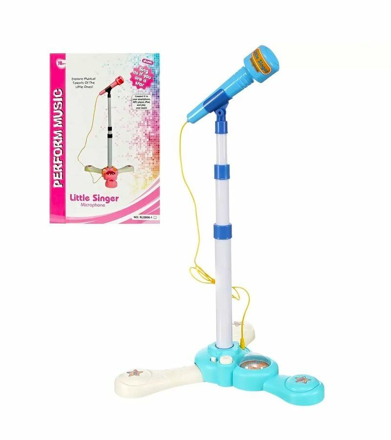 Haydi Şarkı Şöyle Çocuk Renkli Mikrofon - Mavi Su Dünyası