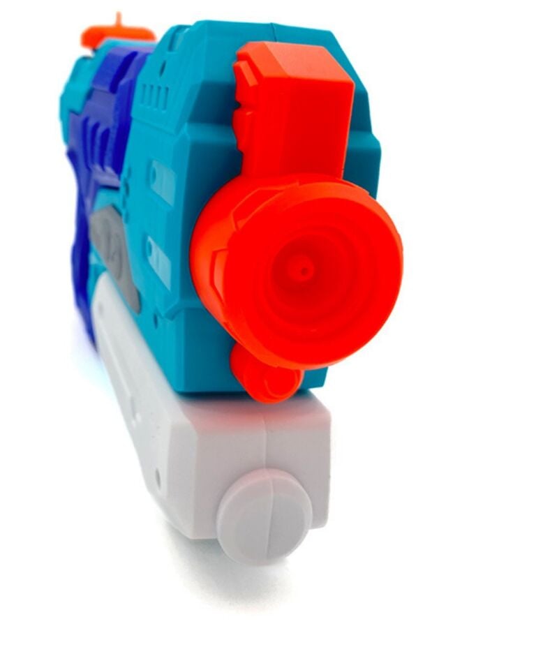 Pompalı Su Tabancası Geniş Mavili Renkli