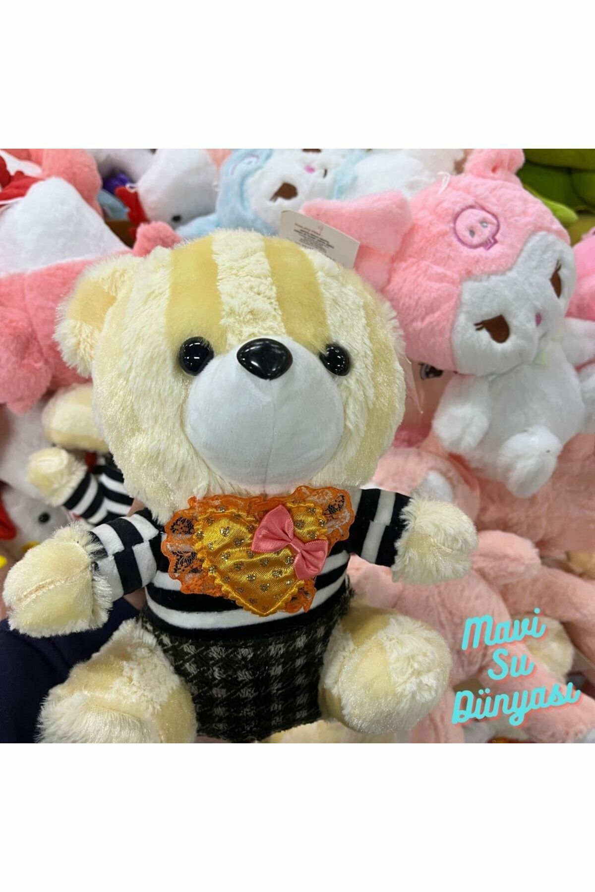 Peluş Küçük Ayıcık - Mavi Su Dünyası