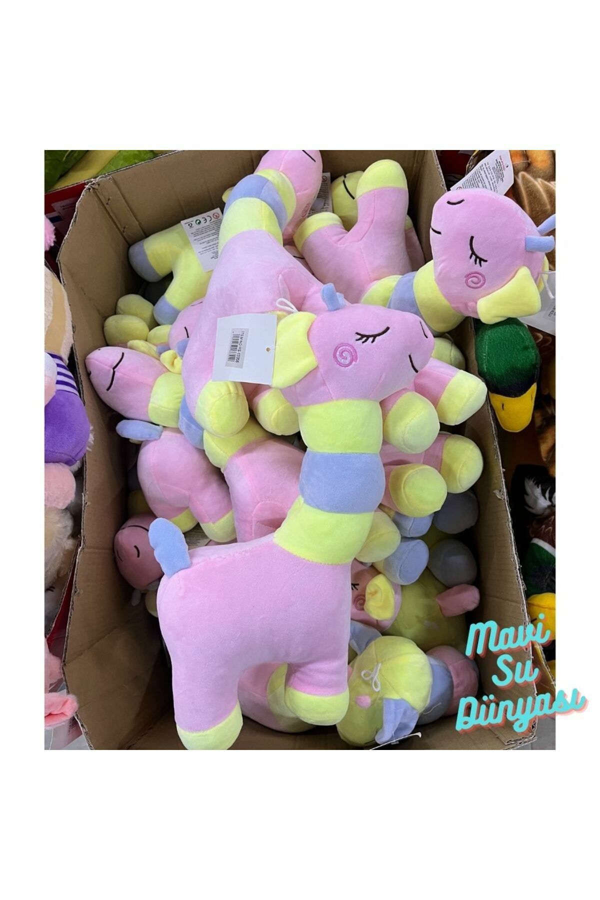 Peluş Zürafa 40 Cm - Mavi Su Dünyası