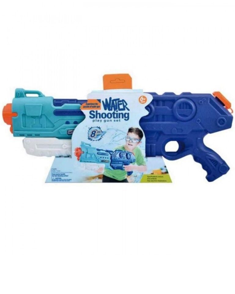 Pompalı Su Tabancası Kutulu Renkli