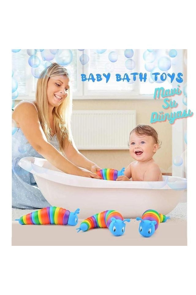 Tırtıl Oyuncağı 20 Cm Sök Tak