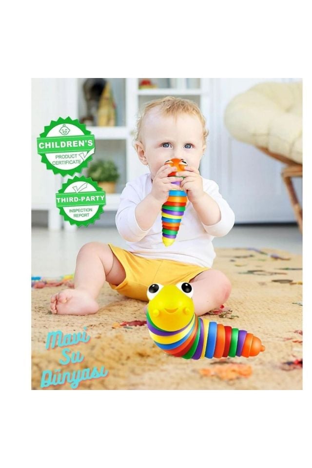 Tırtıl Oyuncağı 20 Cm Sök Tak