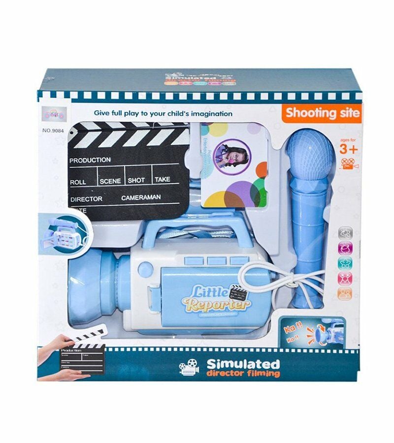 Çocuk Yönetmen Oyuncak Çekim Kamerası ve Mikrofon