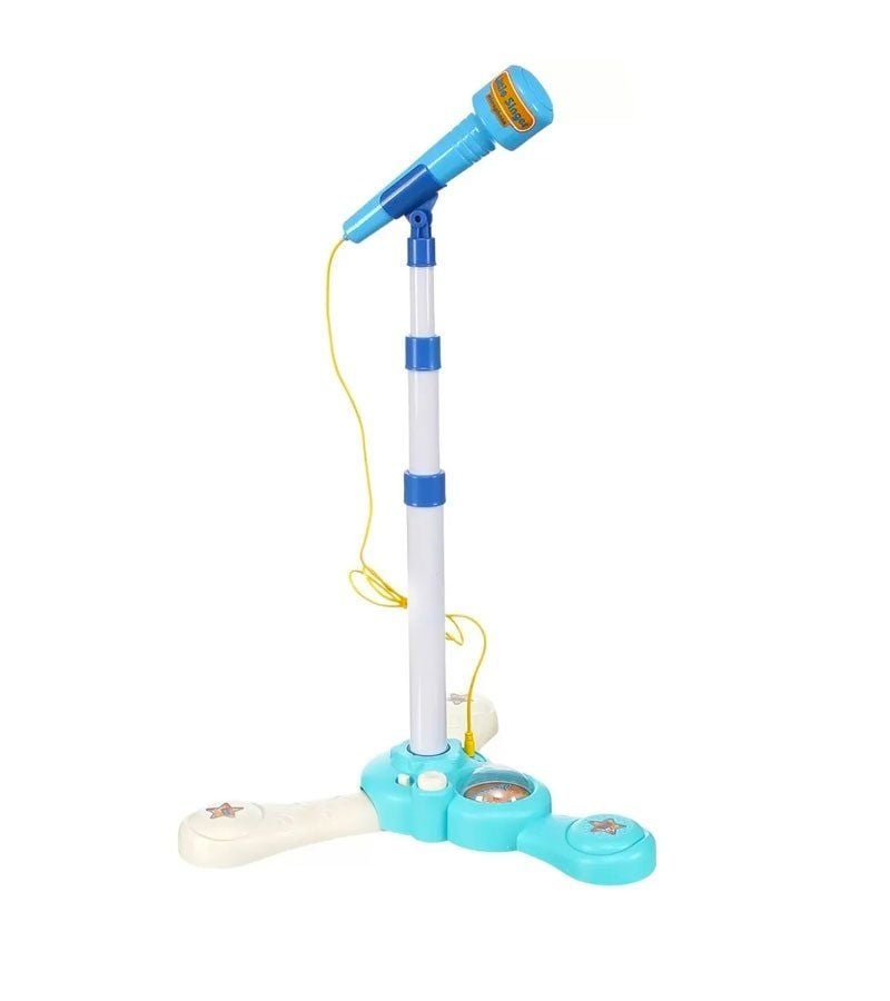 Haydi Şarkı Şöyle Çocuk Renkli Mikrofon - Mavi Su Dünyası Mavi