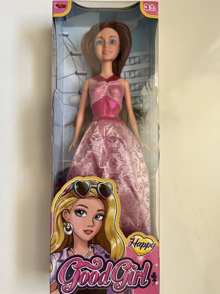 Pembe Elbiseli Model Bebek 30 Cm Model Oyuncak Bebek Model Bebek