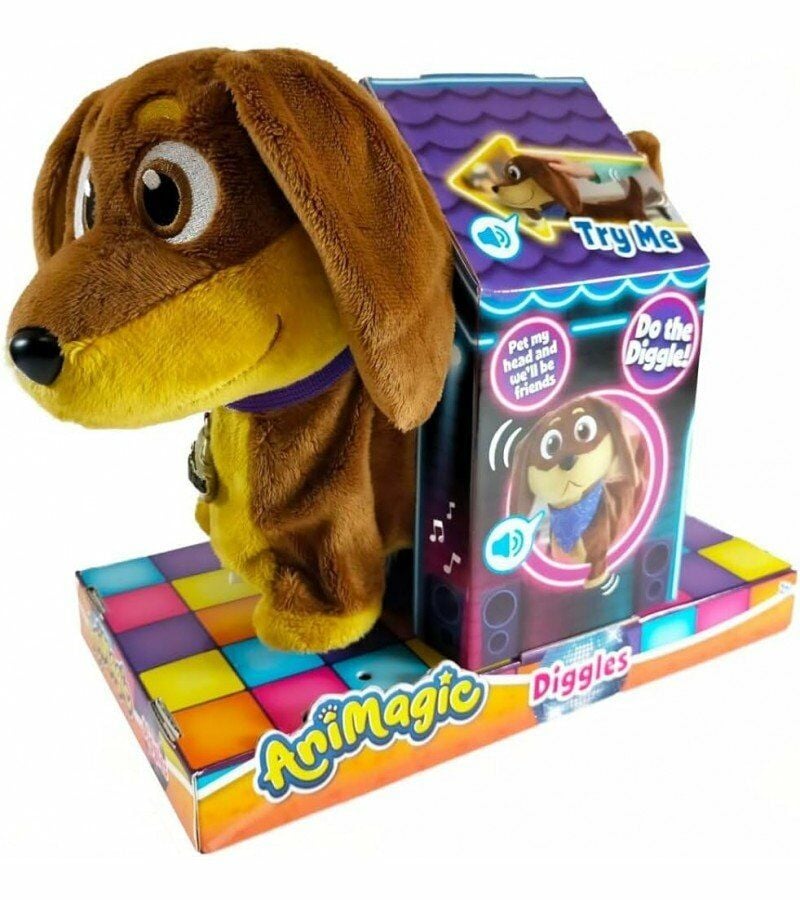 Peluş Animagic Köpek - Diggles |  animagic Diggles köpeği
