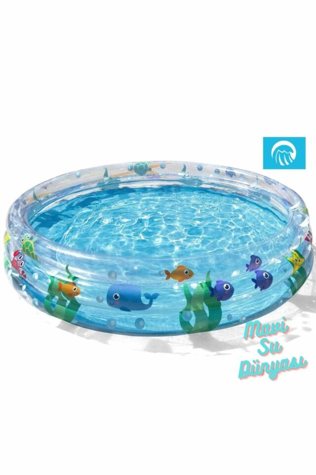 Havuz 3 Bölmeli Desenli Renkli 152 Cm x 30 Cm