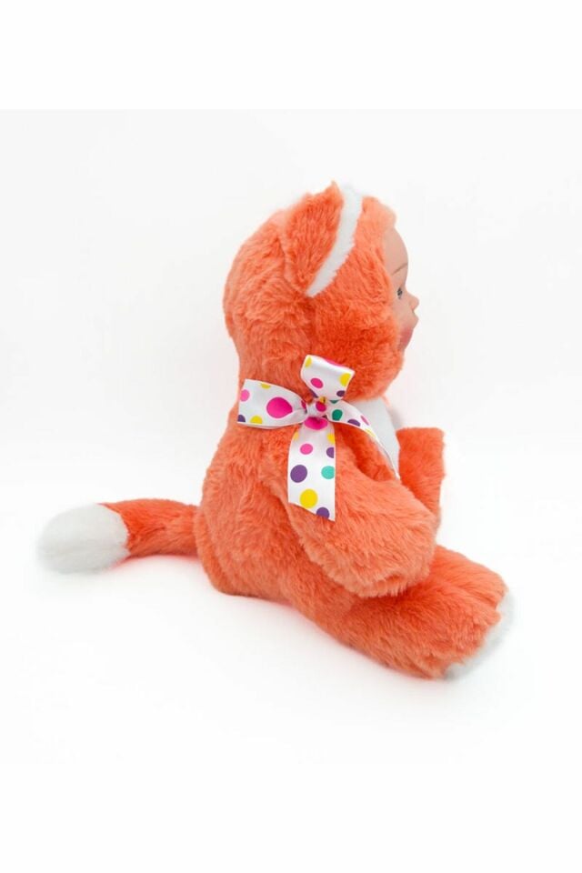 Peluş Bebek Yüzlü Tilki 30 Cm - Mavi Su Dünyası