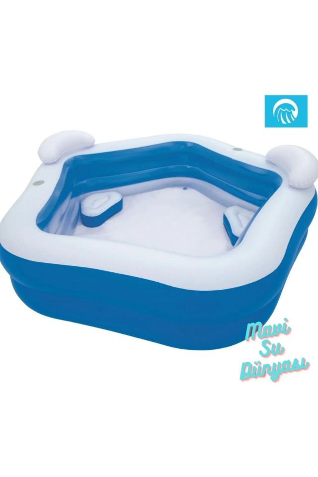 Havuz Beşgen Oturaklı 213 Cm x 206 Cm