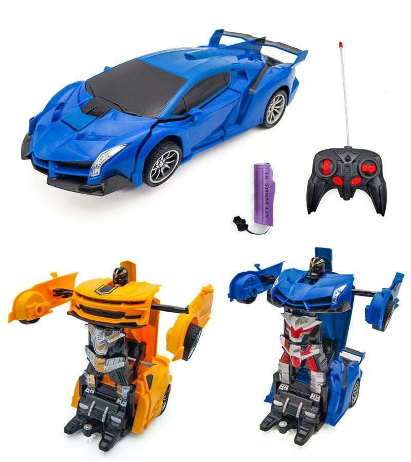 Uzaktan Kumandalı Şarjlı Robot Olan Araba - Mavi Su Dünyası Mavi